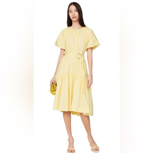 Eudon Choi Collective Cotton Midi Dress Size 4 - Picture 1 of 9